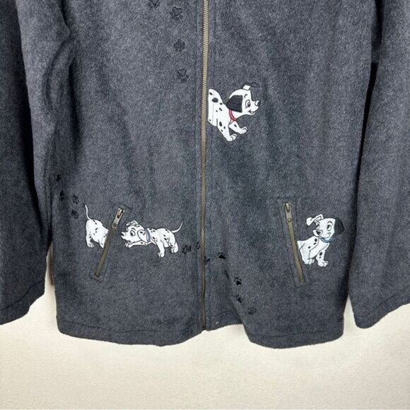 Disney Catalog 101 Dalmatians Dog Fur Coat Jacket Small Vintage RARE - Picture 3 of 6